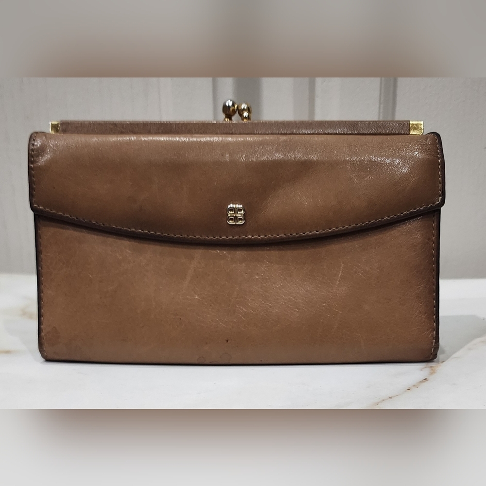 Bosca Vintage‎ Leather French Purse Long Wallet